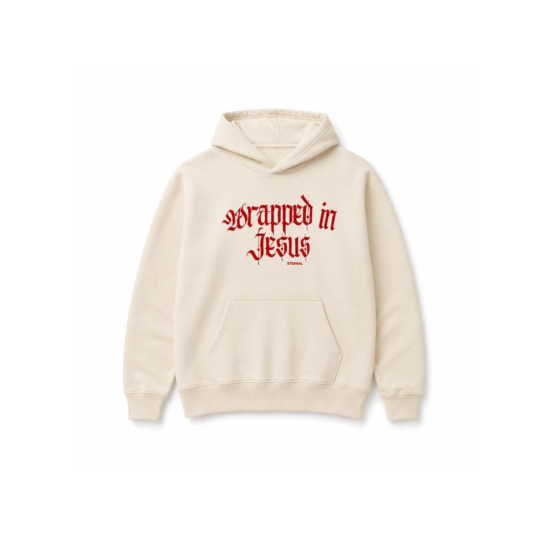 WIJ Eternal Hoodie - Cream & Red Edition