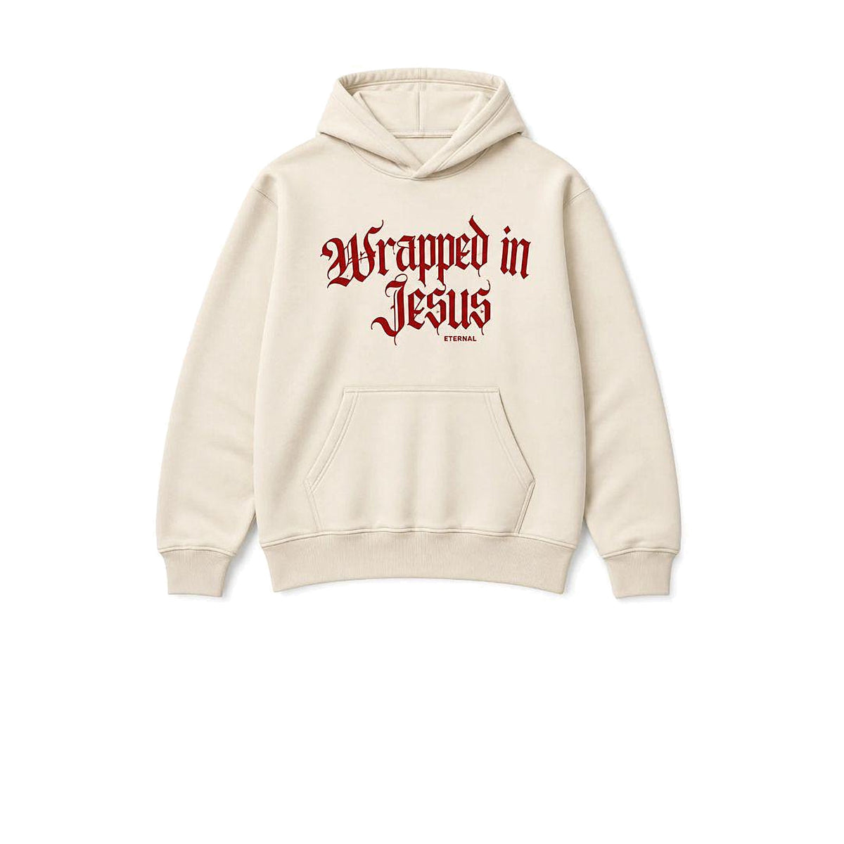 WIJ Eternal Hoodie - Cream & Red Edition-thumbmail-2
