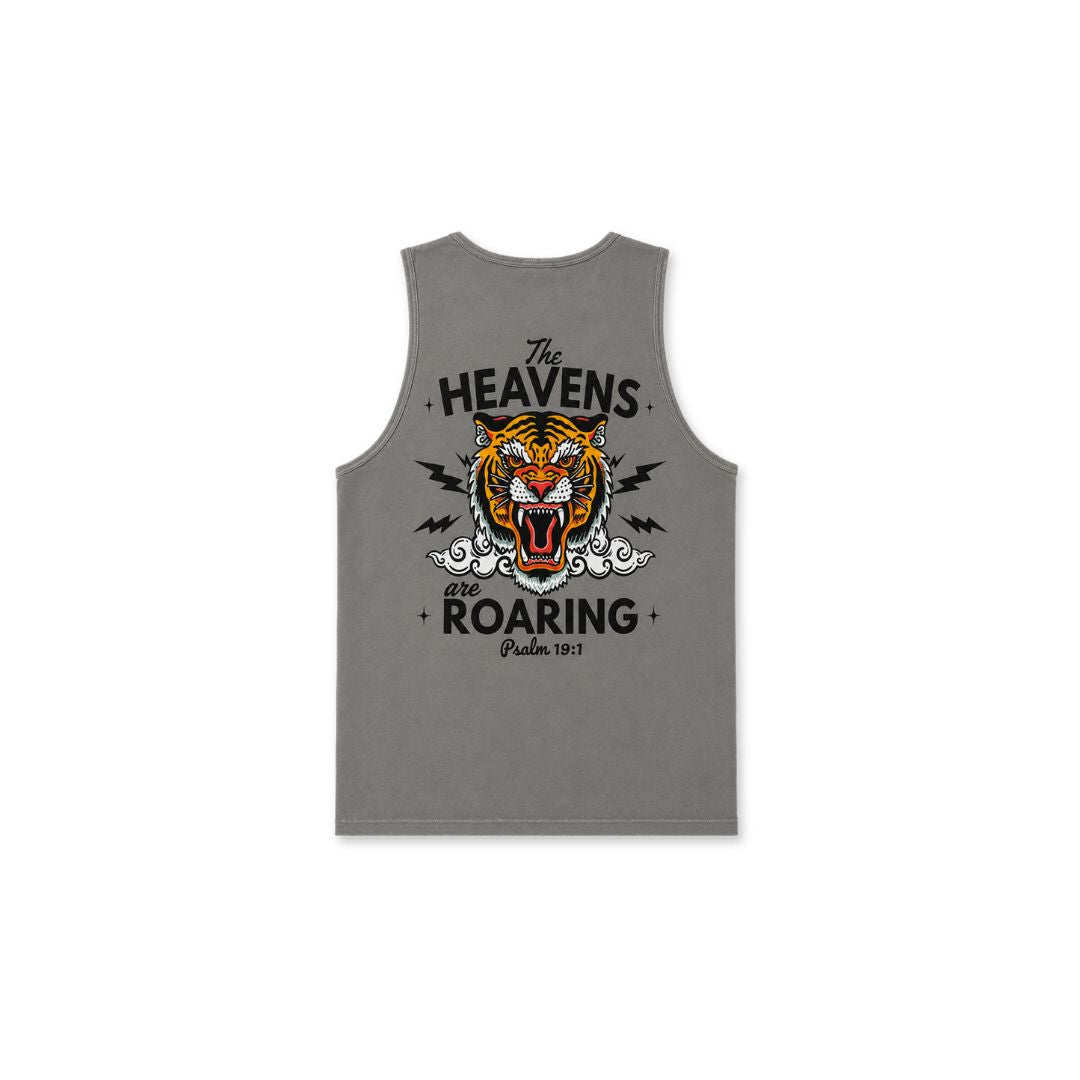 WIJ The Heavens Are Roaring Tank | Psalm 19:1 - Gray